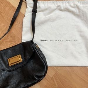 Marc by Marc Jacobs black and gold crossbody bag